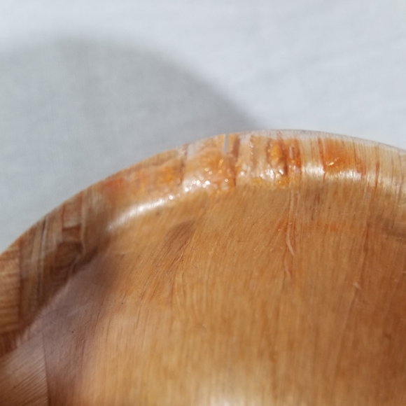 4 light wood vintage bowls - Picture 7 of 8